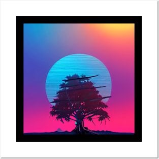 Rainbow Tree Posters and Art